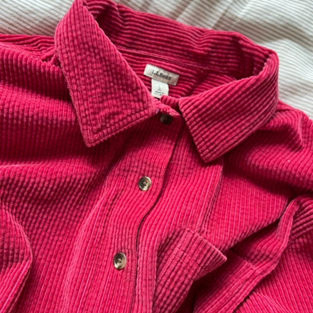 L.L Beans Red corduroy